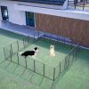 Dog Playpen Foldable 24 Panels Dog Pen 40" Height Pet Enclosure Dog Fence Outdoor with Lockable Door for Large/Medium/Small Dogs,Puppy Playpen,RV