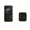 1pc smart wireless doorbell, smart 2.4G WIFI video doorbell, Tuya APP smart system control, two-way intercom, night vision function, video call